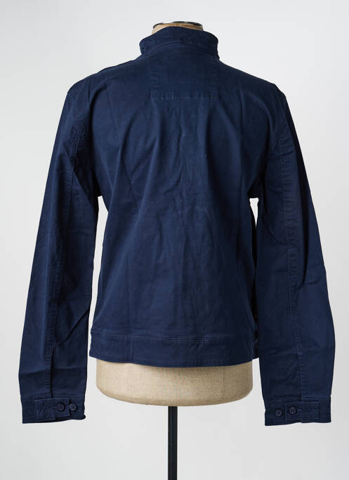 Veste casual manches longues bleu DAYTONA homme