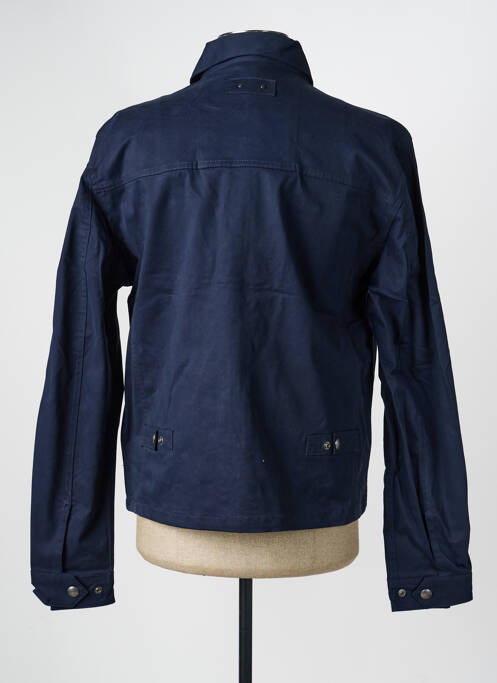 Veste casual poignets boutonnés avec fente bleu DAYTONA homme