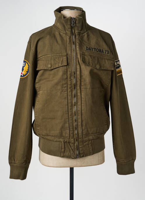 Veste casual coupe droite vert DAYTONA homme