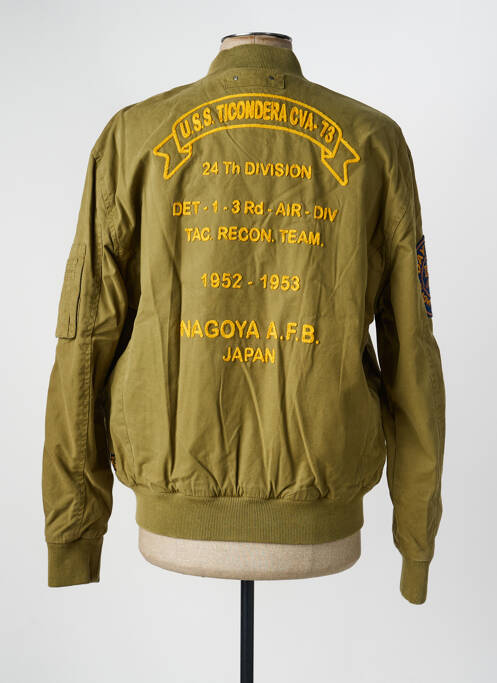 Blouson manches longues vert DAYTONA homme