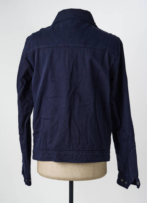 Veste casual poignets boutonnés avec fente bleu DAYTONA homme
