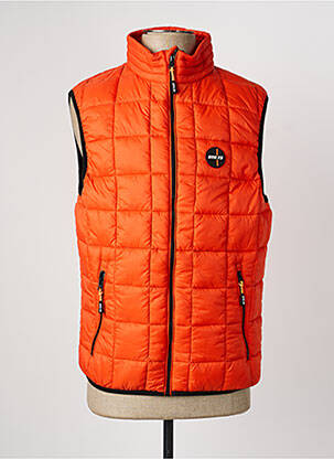 Doudoune poches sans capuche orange DAYTONA homme