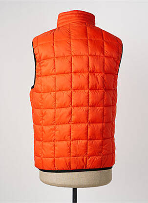 Doudoune poches sans capuche orange DAYTONA homme