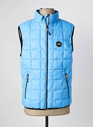 Doudoune poches sans capuche bleu DAYTONA homme