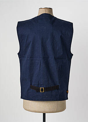 Gilet sans manche poches bleu DAYTONA homme