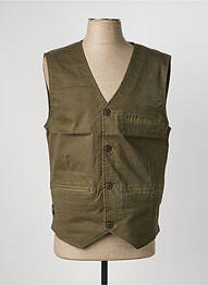 Gilet sans manche poches vert DAYTONA homme
