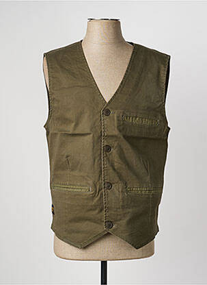 Gilet sans manche poches vert DAYTONA homme