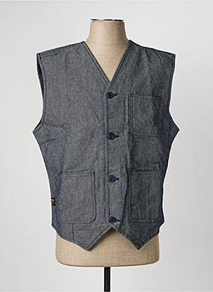 Gilet sans manche poches gris DAYTONA homme