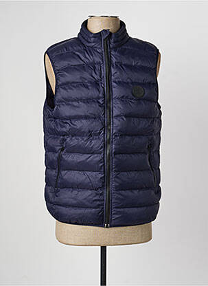 Doudoune poches sans capuche bleu DAYTONA homme