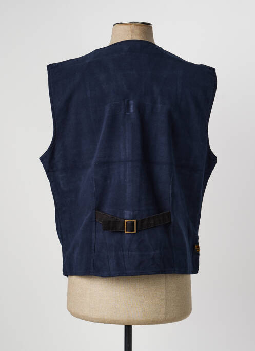 Gilet sans manche poches bleu DAYTONA homme