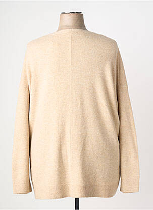 Pull tissage chiné manches longues beige ESPRIT femme