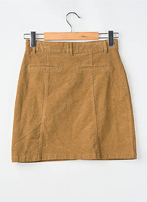 Jupe courte poches marron LOLA ESPELETA femme
