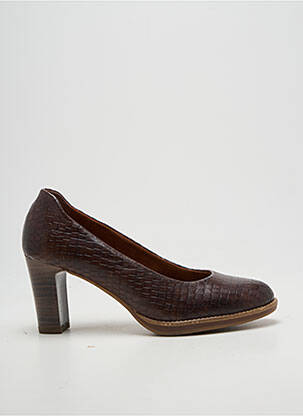 Escarpins talon bottier talon de 7 à 9cm marron TAMARIS femme