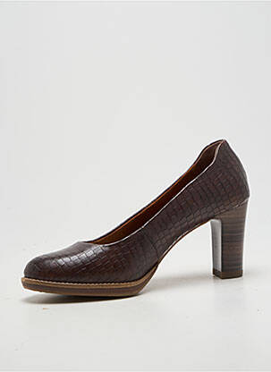 Escarpins talon bottier talon de 7 à 9cm marron TAMARIS femme