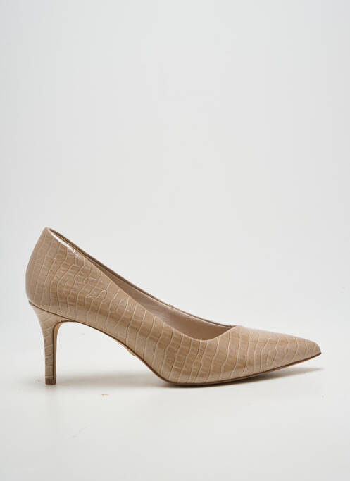 Escarpins matière lisse talon de 7 à 9cm beige TAMARIS femme