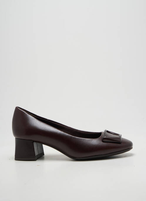 Escarpins type de semelle amortissante talon de 4 à 6cm marron TAMARIS femme