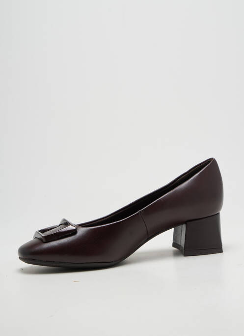 Escarpins type de semelle amortissante talon de 4 à 6cm marron TAMARIS femme