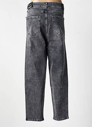 Jeans coupe droite stretch taille normale gris MAT. femme