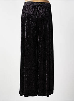 Pantalon large taille normale taille normale noir MAT. femme