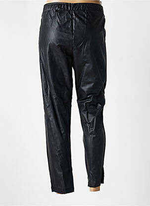 Pantalon 7/8 taille élastique taille normale noir MAT. femme