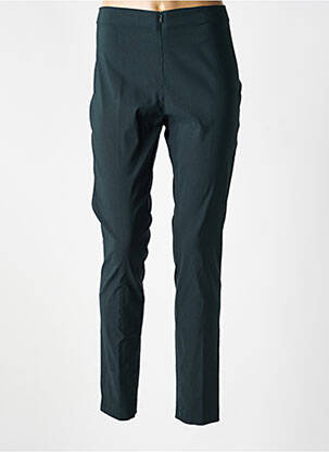 Pantalon slim tissage popeline taille normale vert LAUREN VIDAL femme