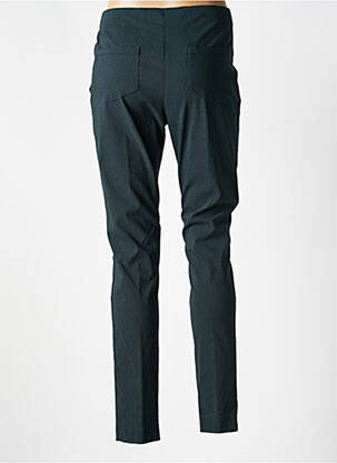 Pantalon slim tissage popeline taille normale vert LAUREN VIDAL femme