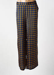 Pantalon large coupe fluide bleu NICE THINGS femme