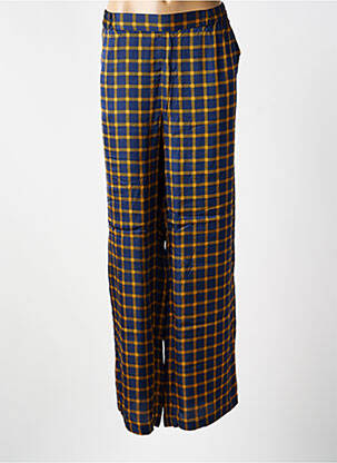 Pantalon large coupe fluide bleu NICE THINGS femme