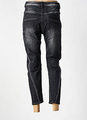 Jeans boyfriend stretch taille normale noir CARLA GIANNINI femme
