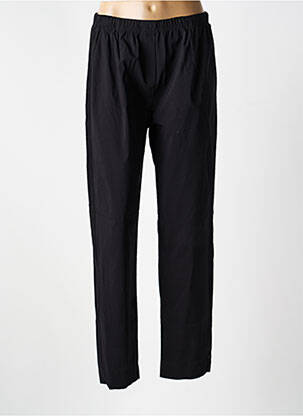 Pantalon droit tissage popeline taille normale noir OLIVER JUNG femme