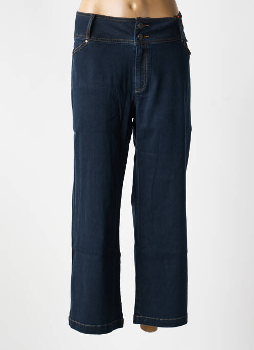 Jeans coupe large tissage brut bleu CLOUD9 femme