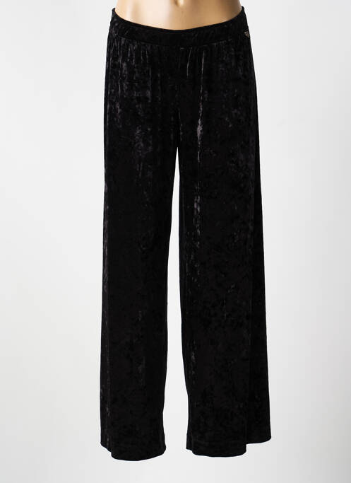 Pantalon large taille normale taille normale noir MAT. femme