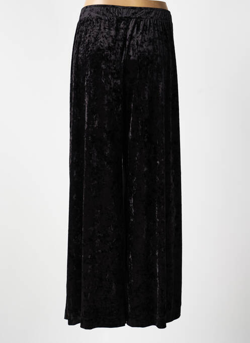 Pantalon large taille normale taille normale noir MAT. femme