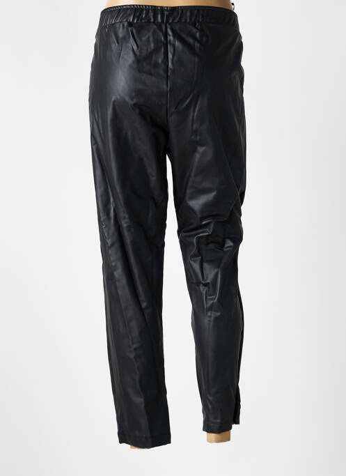 Pantalon 7/8 taille élastique taille normale noir MAT. femme