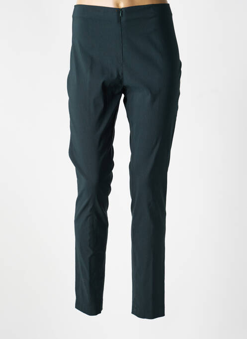 Pantalon slim tissage popeline taille normale vert LAUREN VIDAL femme