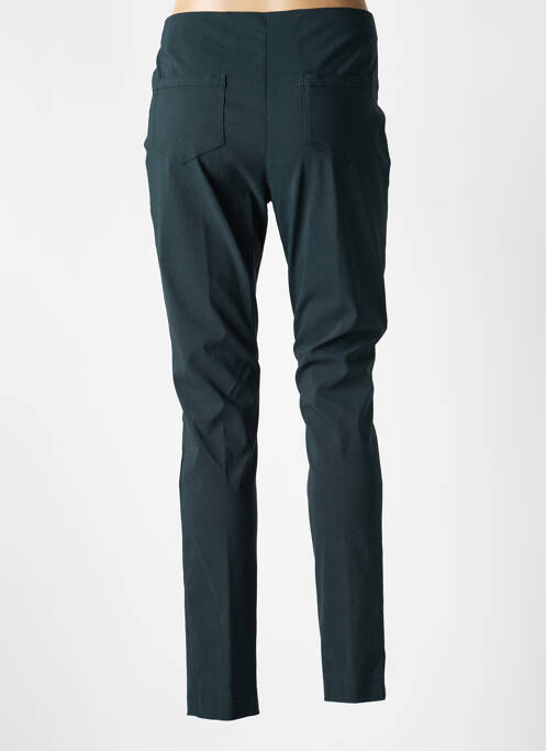 Pantalon slim tissage popeline taille normale vert LAUREN VIDAL femme