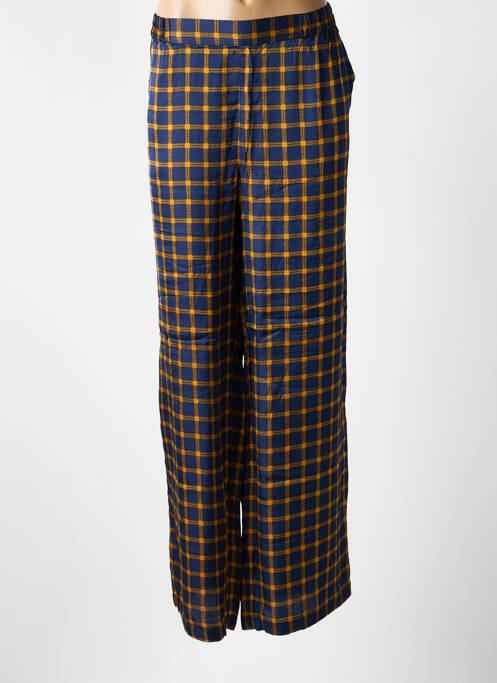 Pantalon large coupe fluide bleu NICE THINGS femme