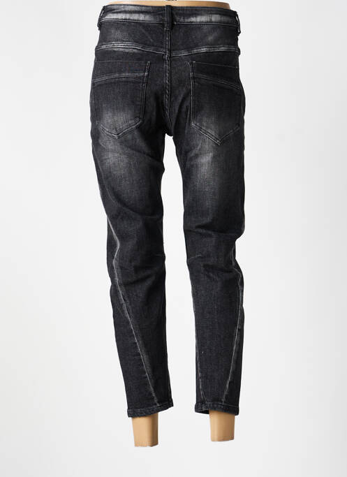 Jeans boyfriend stretch taille normale noir CARLA GIANNINI femme