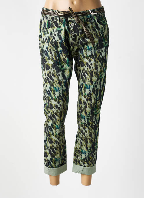 Jeans coupe slim taille normale taille normale vert PLEASE femme