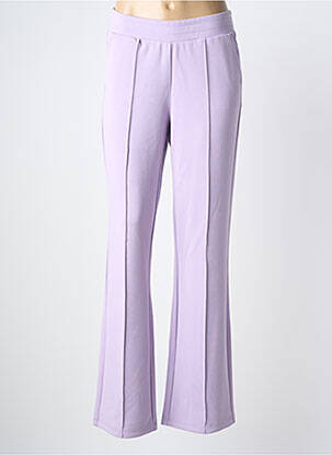 Pantalon droit stretch taille normale violet ESQUALO femme