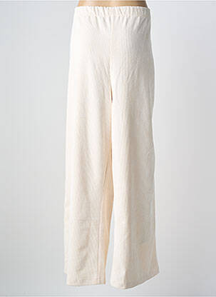 Pantalon droit taille normale taille normale beige AN II VITO femme