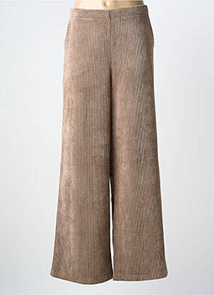 Pantalon droit taille normale taille normale marron AN II VITO femme