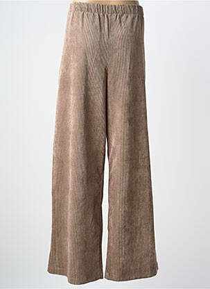 Pantalon droit taille normale taille normale marron AN II VITO femme