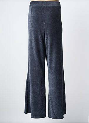 Pantalon droit stretch taille normale bleu YESTA femme