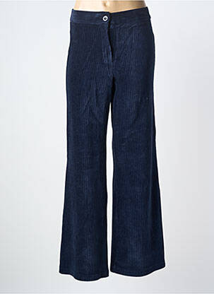 Pantalon droit stretch taille normale bleu NICE THINGS femme