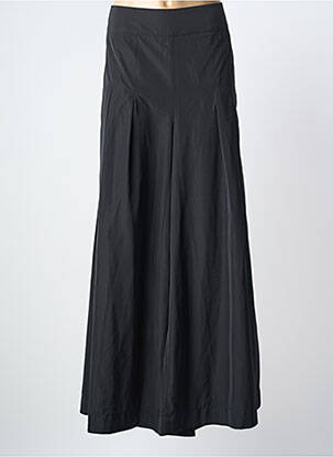 Pantalon large coupe fluide taille normale noir MAT. femme