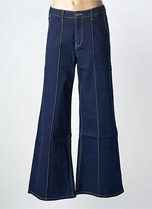 Jeans coupe large taille normale taille normale bleu MAT. femme