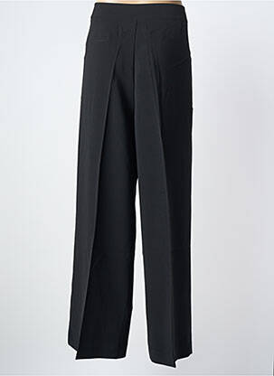 Pantalon droit tissage popeline taille normale noir ESQUALO femme