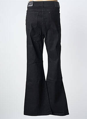 Jean coupe flare taille normale taille normale noir MAT. femme