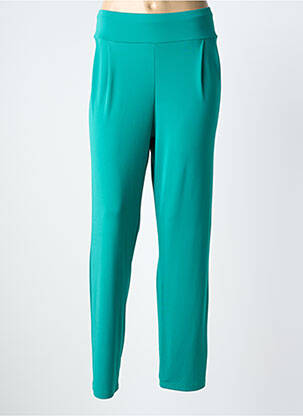 Pantalon droit stretch taille normale vert AN II VITO femme